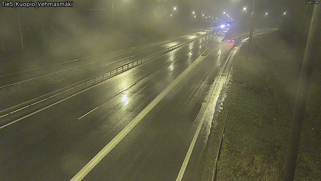 Weather Camera Image Väg 5 Kuopio, Vehmasmäki, Kuopio, Pohjois-Savo