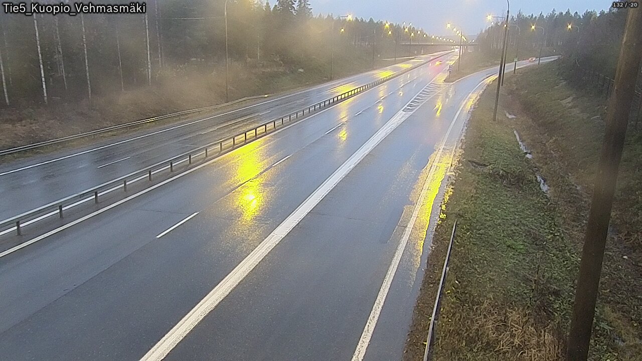 Weather Camera Image Väg 5 Kuopio, Vehmasmäki, Kuopio, Pohjois-Savo