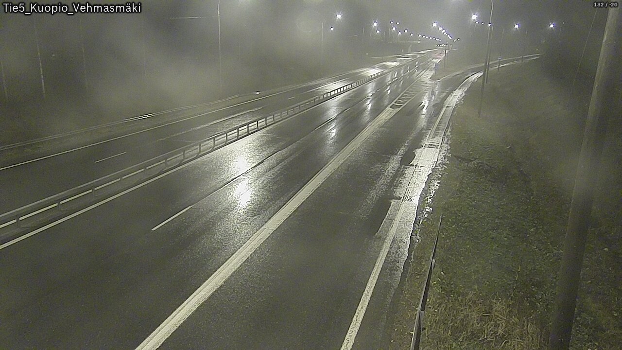Weather Camera Image Väg 5 Kuopio, Vehmasmäki, Kuopio, Pohjois-Savo