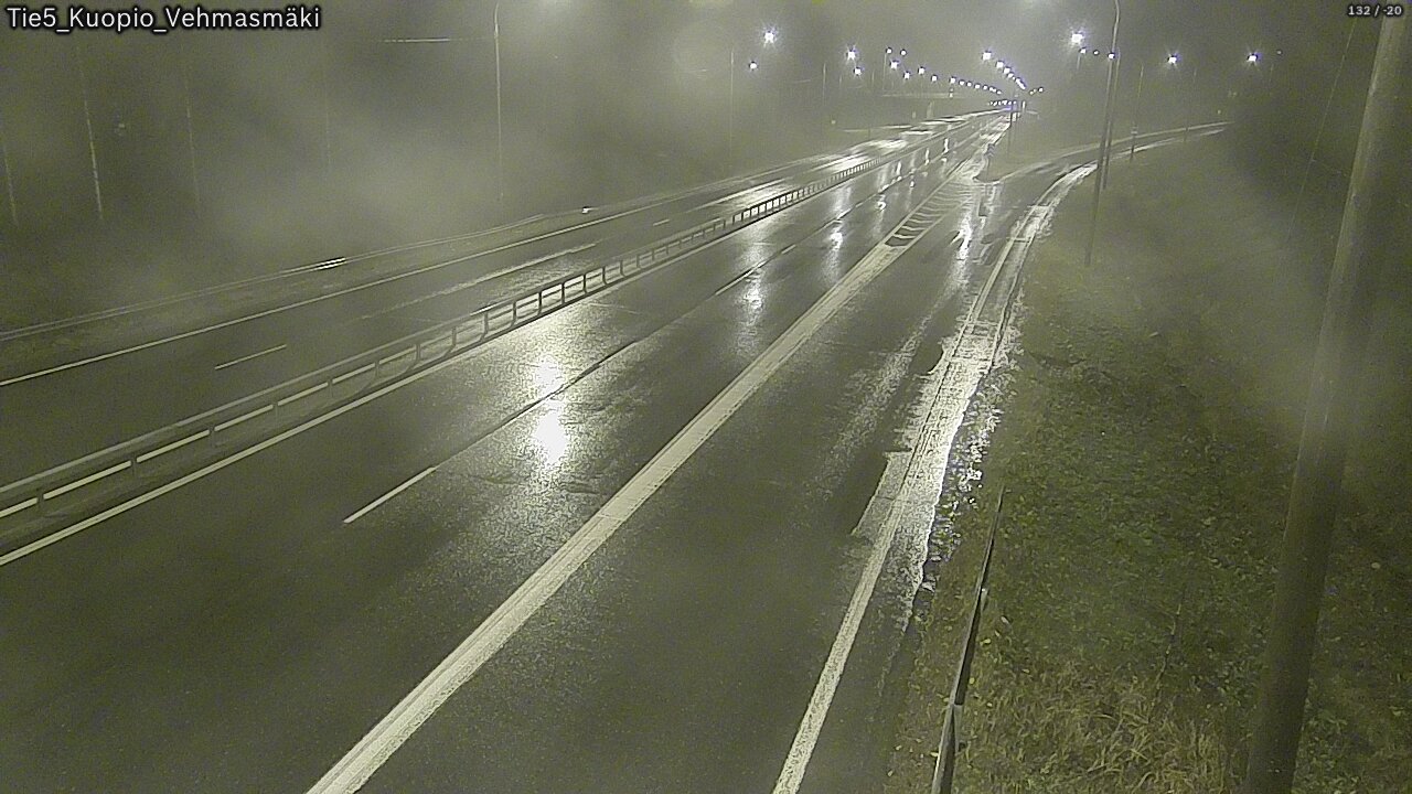 Weather Camera Image Väg 5 Kuopio, Vehmasmäki, Kuopio, Pohjois-Savo