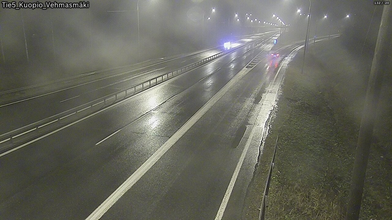 Weather Camera Image Road 5 Kuopio, Vehmasmäki, Kuopio, Pohjois-Savo