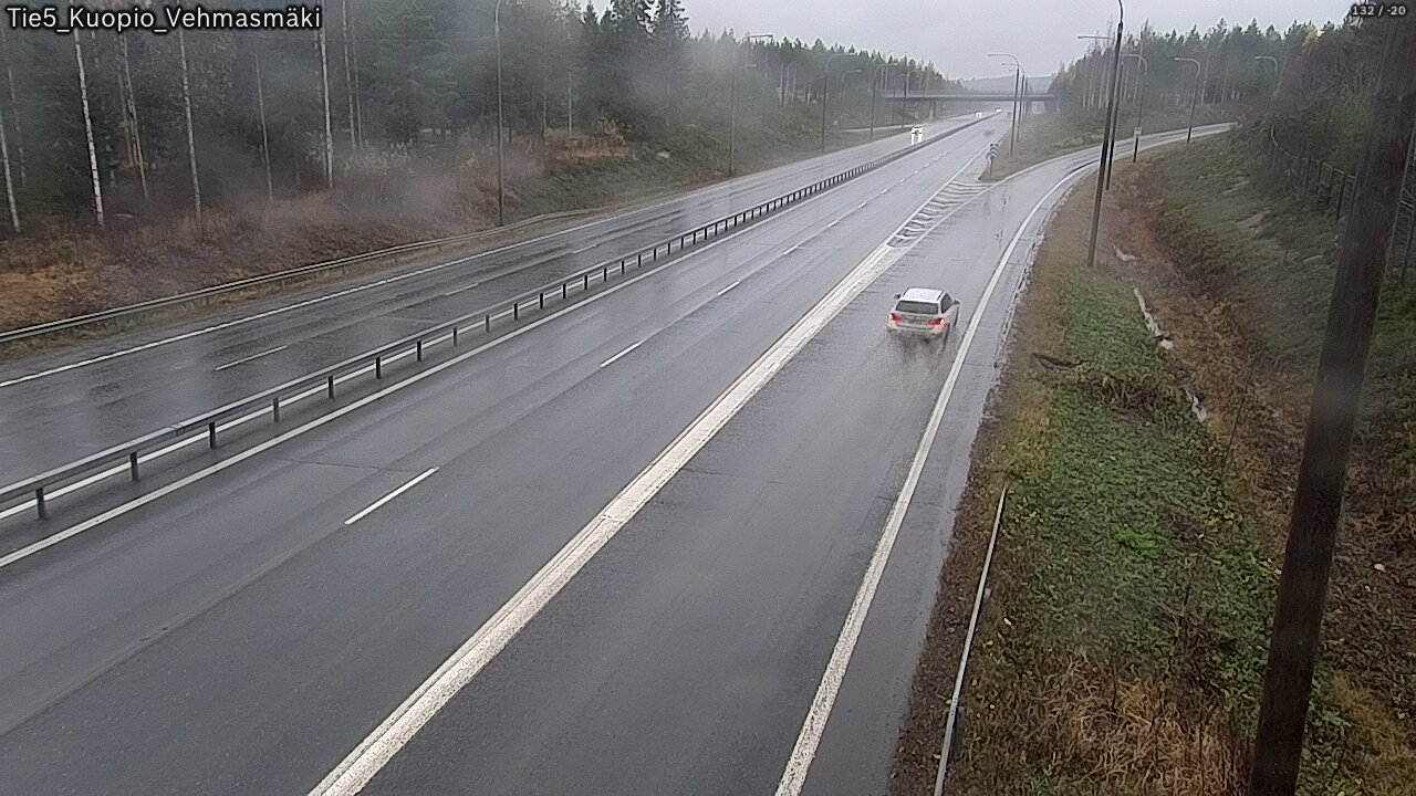 Weather Camera Image Väg 5 Kuopio, Vehmasmäki, Kuopio, Pohjois-Savo