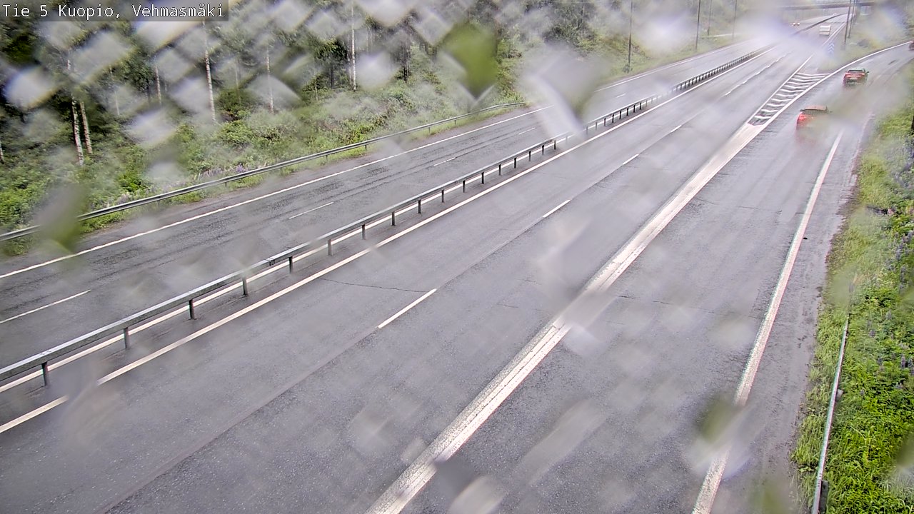 Weather Camera Image Väg 5 Kuopio, Vehmasmäki, Kuopio, Pohjois-Savo