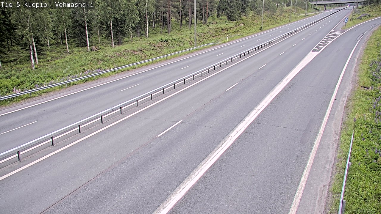 Kelikamerat Kuva Tie 5 Kuopio, Vehmasmäki, Kuopio, Pohjois-Savo