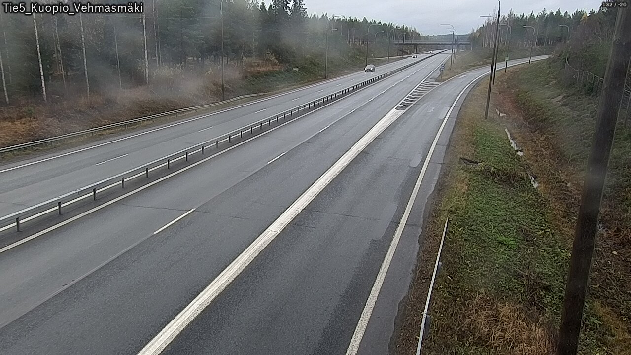 Weather Camera Image Väg 5 Kuopio, Vehmasmäki, Kuopio, Pohjois-Savo