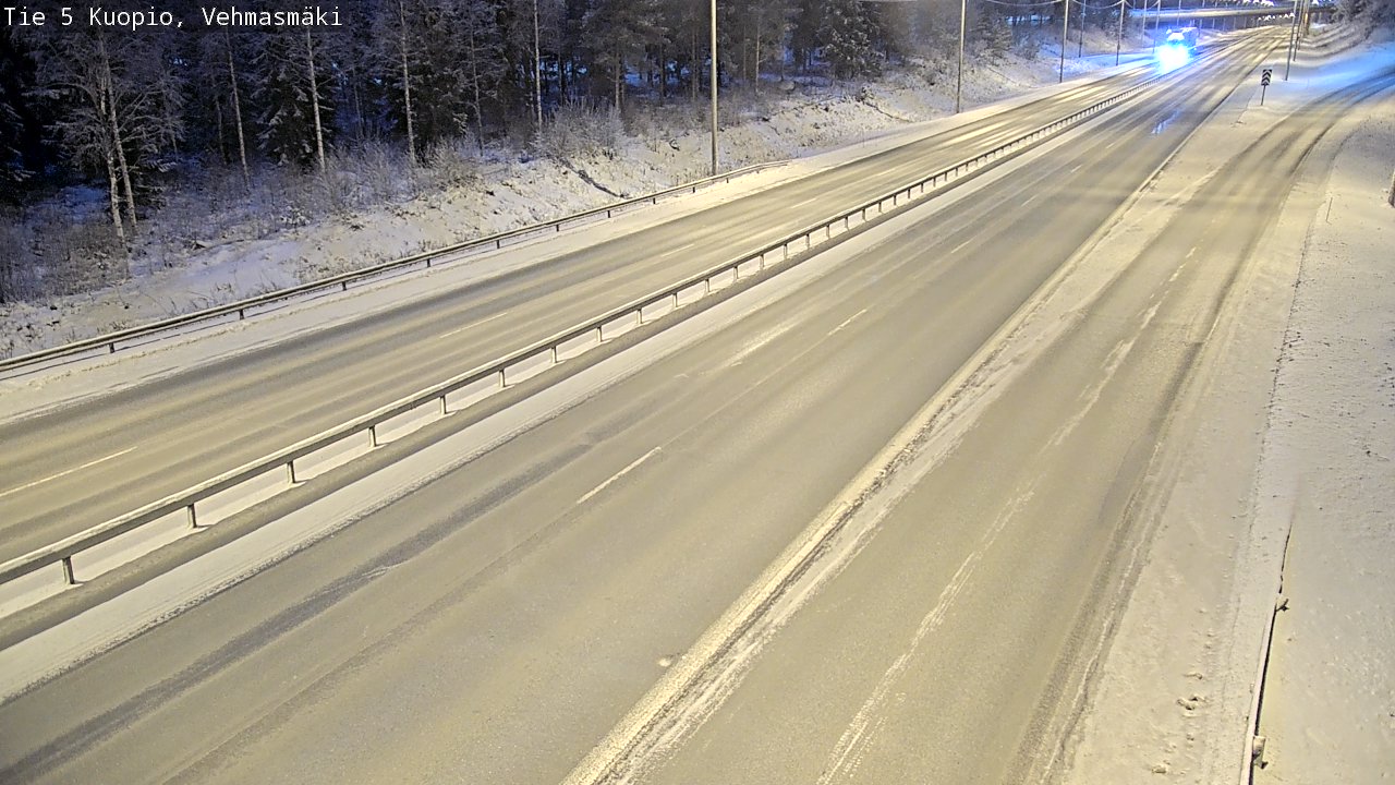 Weather Camera Image Väg 5 Kuopio, Vehmasmäki, Kuopio, Pohjois-Savo