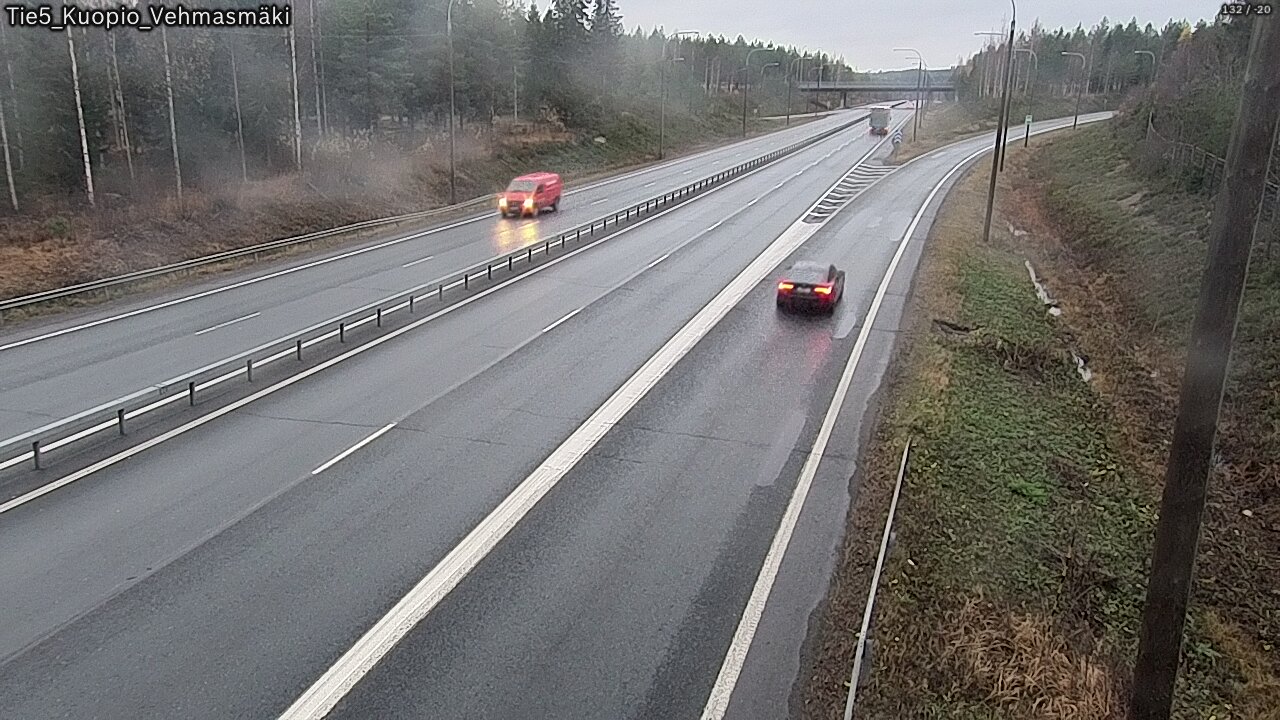 Weather Camera Image Väg 5 Kuopio, Vehmasmäki, Kuopio, Pohjois-Savo