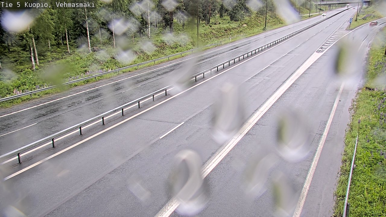 Weather Camera Image Väg 5 Kuopio, Vehmasmäki, Kuopio, Pohjois-Savo