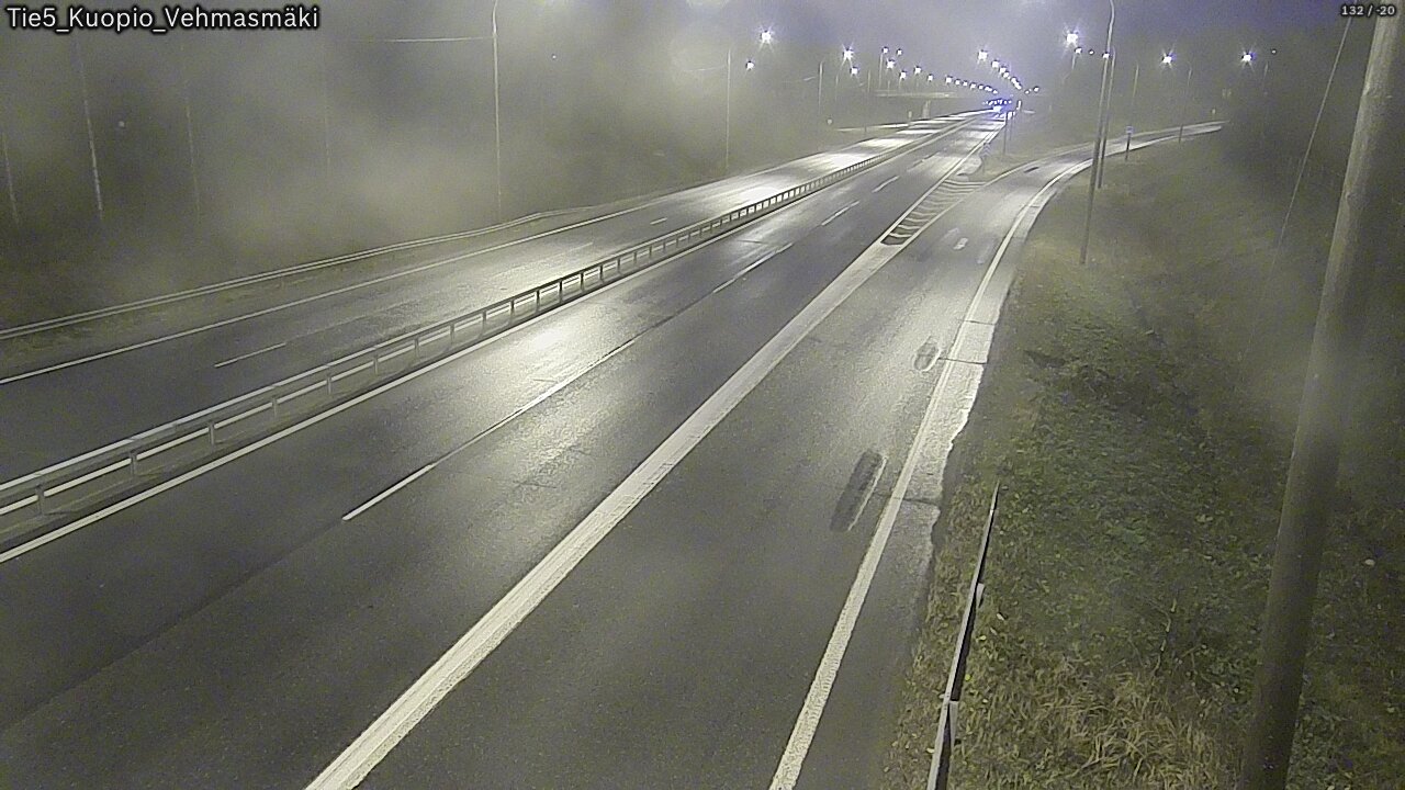 Weather Camera Image Väg 5 Kuopio, Vehmasmäki, Kuopio, Pohjois-Savo