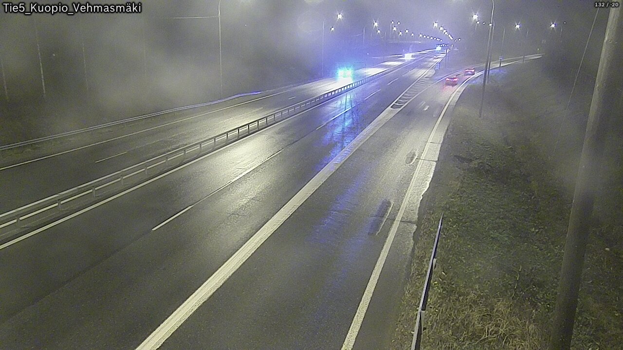 Weather Camera Image Väg 5 Kuopio, Vehmasmäki, Kuopio, Pohjois-Savo