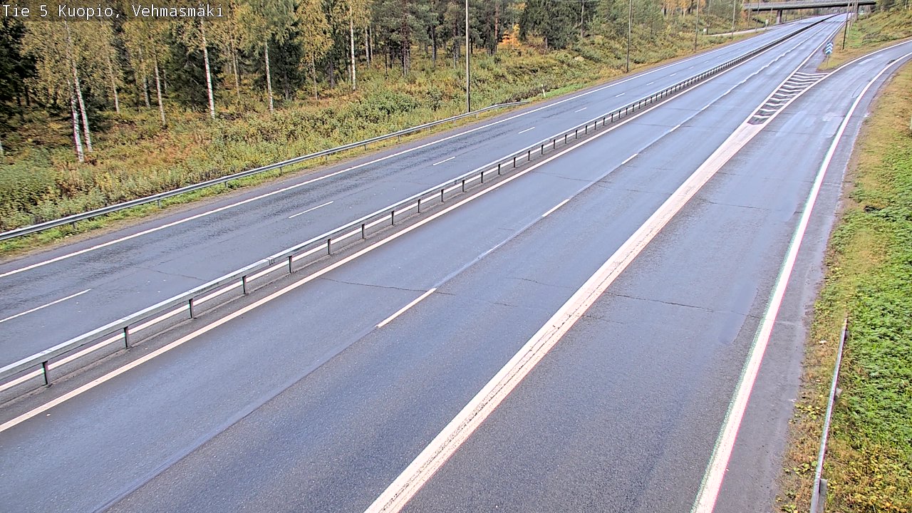 Weather Camera Image Road 5 Kuopio, Vehmasmäki, Kuopio, Pohjois-Savo