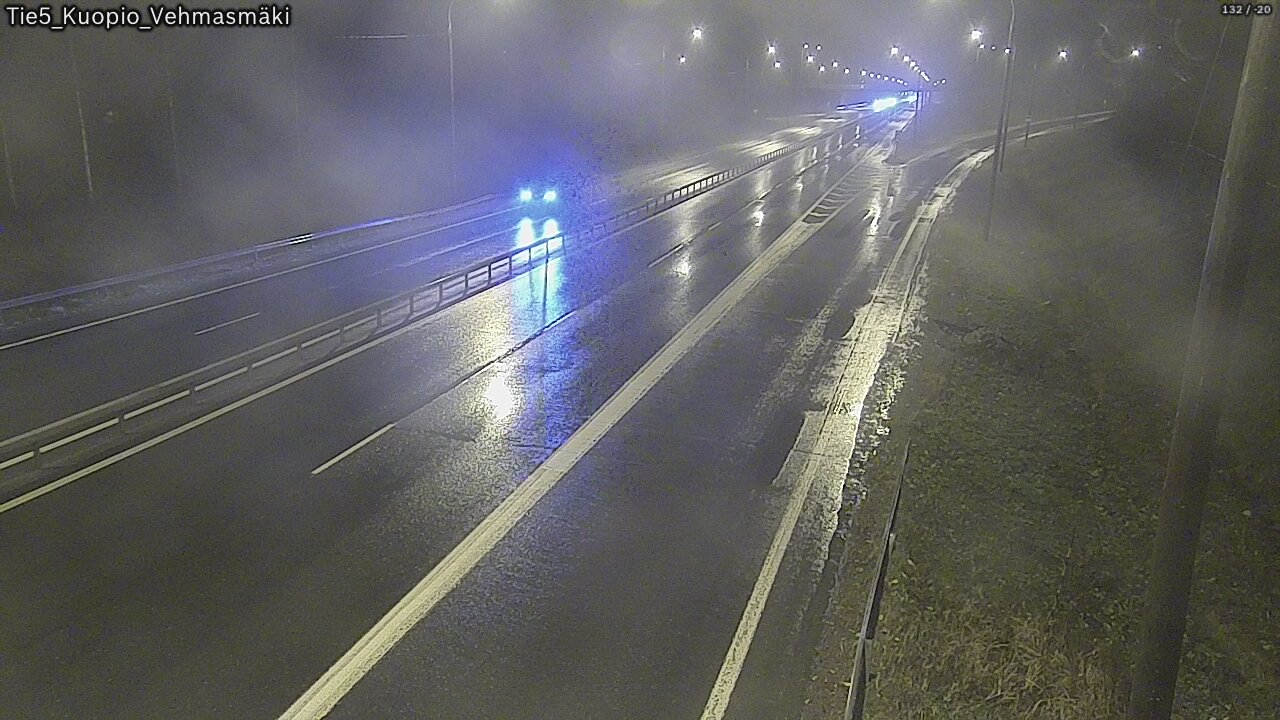 Weather Camera Image Väg 5 Kuopio, Vehmasmäki, Kuopio, Pohjois-Savo