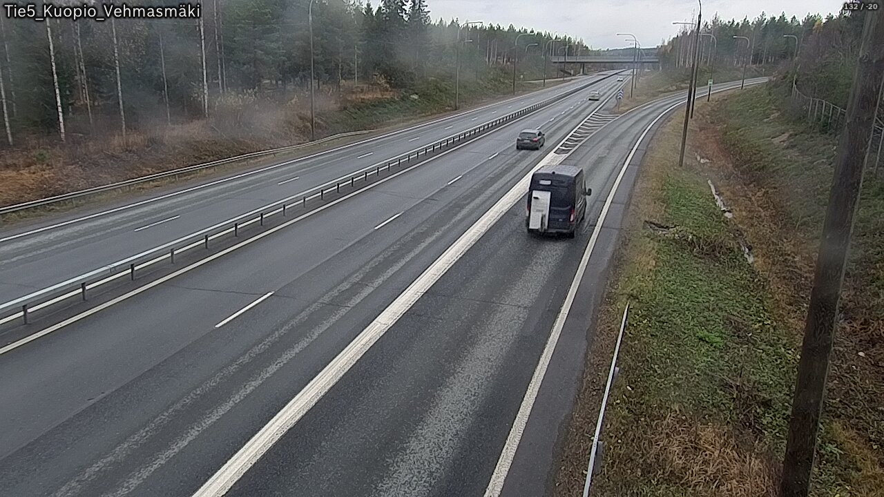 Weather Camera Image Väg 5 Kuopio, Vehmasmäki, Kuopio, Pohjois-Savo