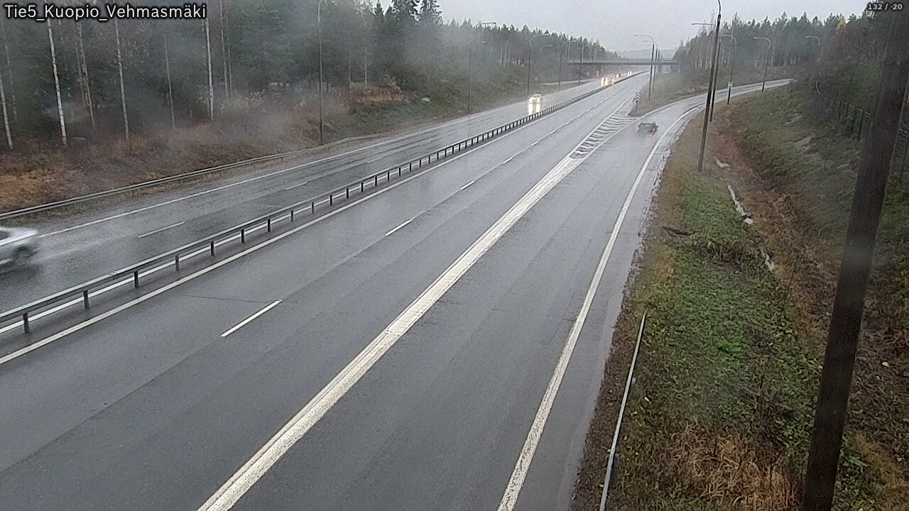 Weather Camera Image Väg 5 Kuopio, Vehmasmäki, Kuopio, Pohjois-Savo