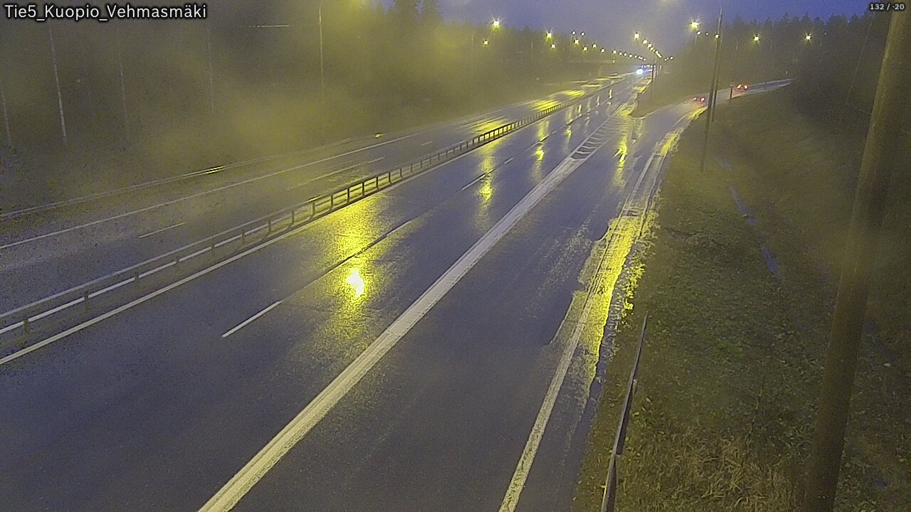 Weather Camera Image Väg 5 Kuopio, Vehmasmäki, Kuopio, Pohjois-Savo