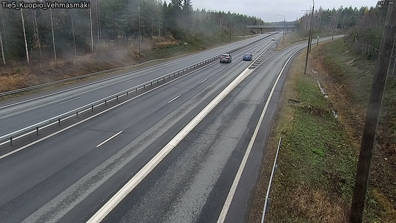 Weather Camera Image Väg 5 Kuopio, Vehmasmäki, Kuopio, Pohjois-Savo