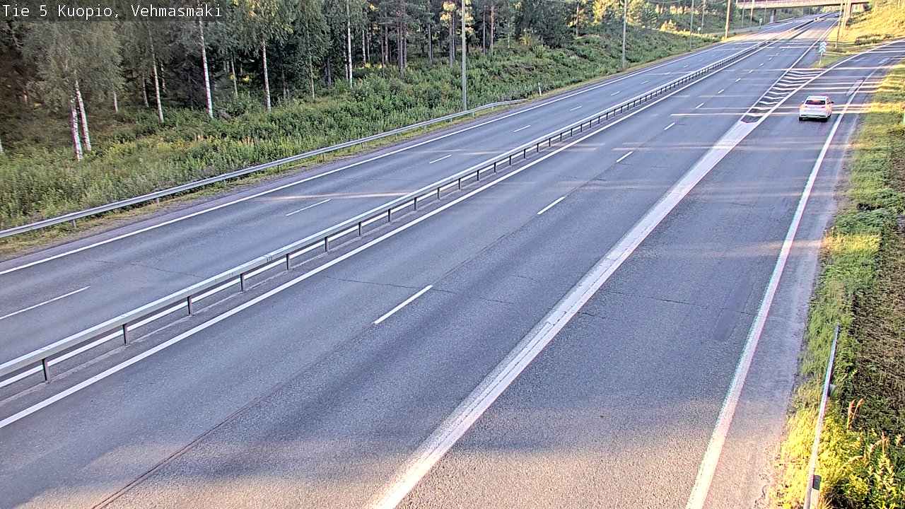 Weather Camera Image Väg 5 Kuopio, Vehmasmäki, Kuopio, Pohjois-Savo