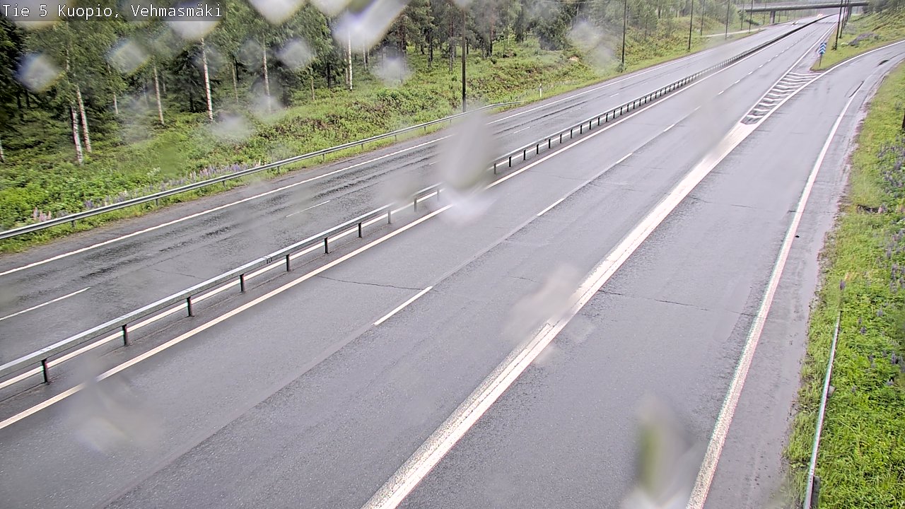 Weather Camera Image Väg 5 Kuopio, Vehmasmäki, Kuopio, Pohjois-Savo