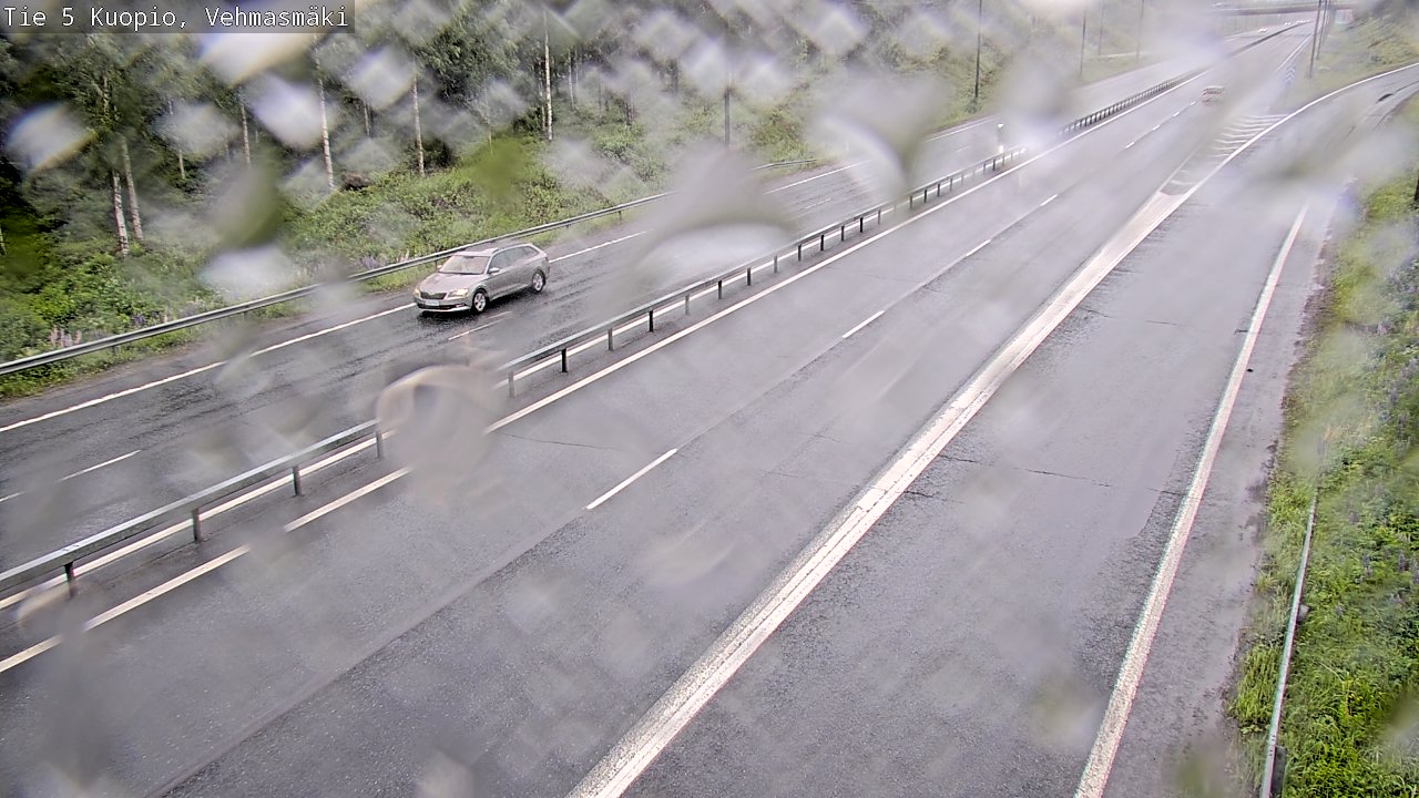 Weather Camera Image Väg 5 Kuopio, Vehmasmäki, Kuopio, Pohjois-Savo