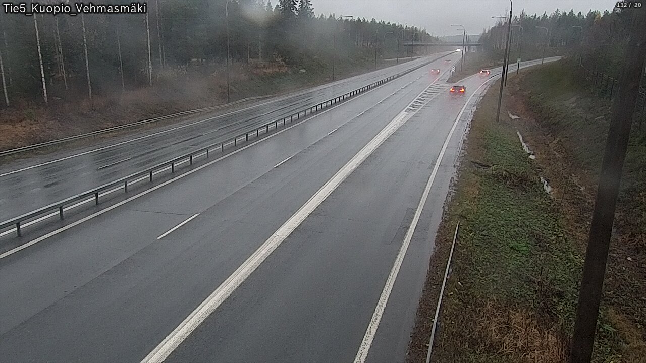 Weather Camera Image Väg 5 Kuopio, Vehmasmäki, Kuopio, Pohjois-Savo
