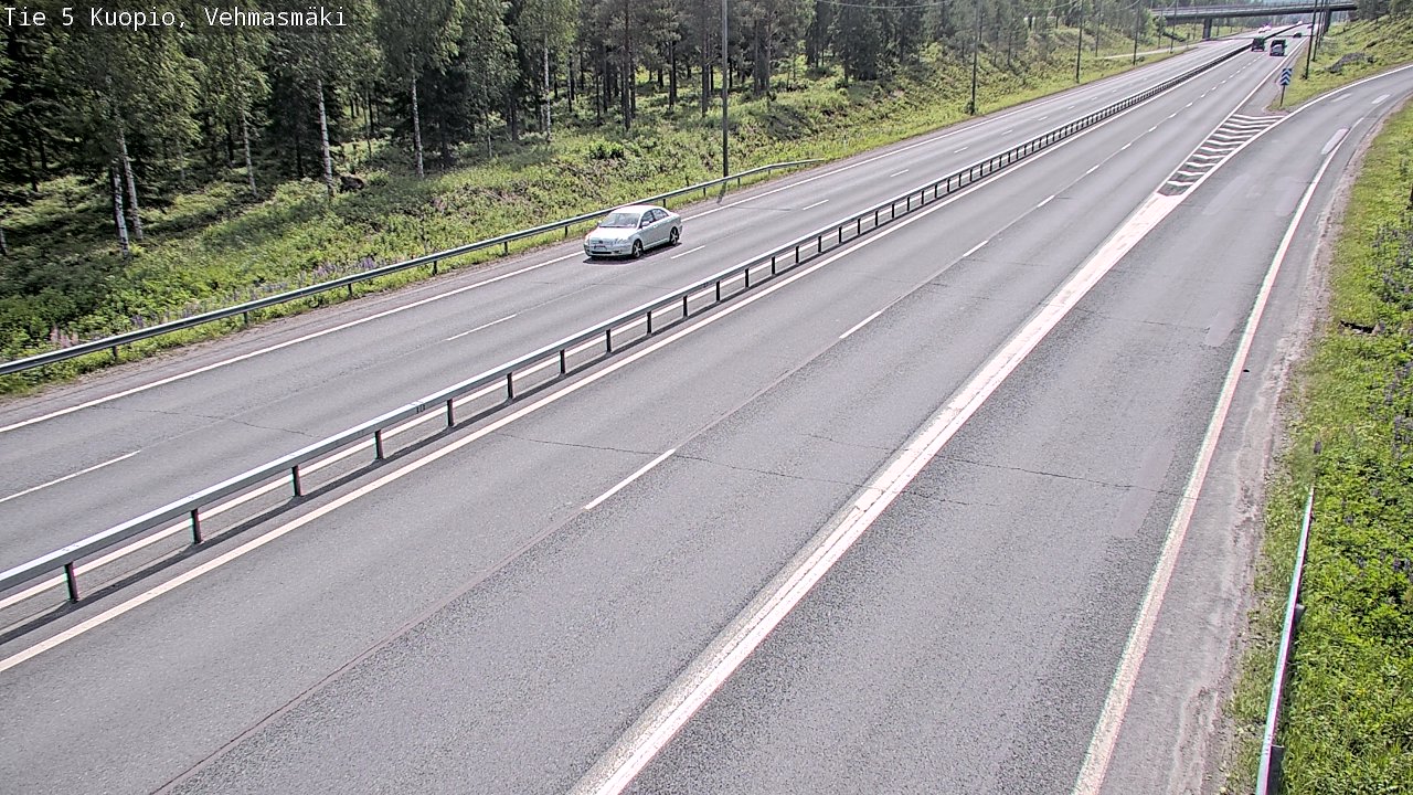 Kelikamerat Kuva Tie 5 Kuopio, Vehmasmäki, Kuopio, Pohjois-Savo