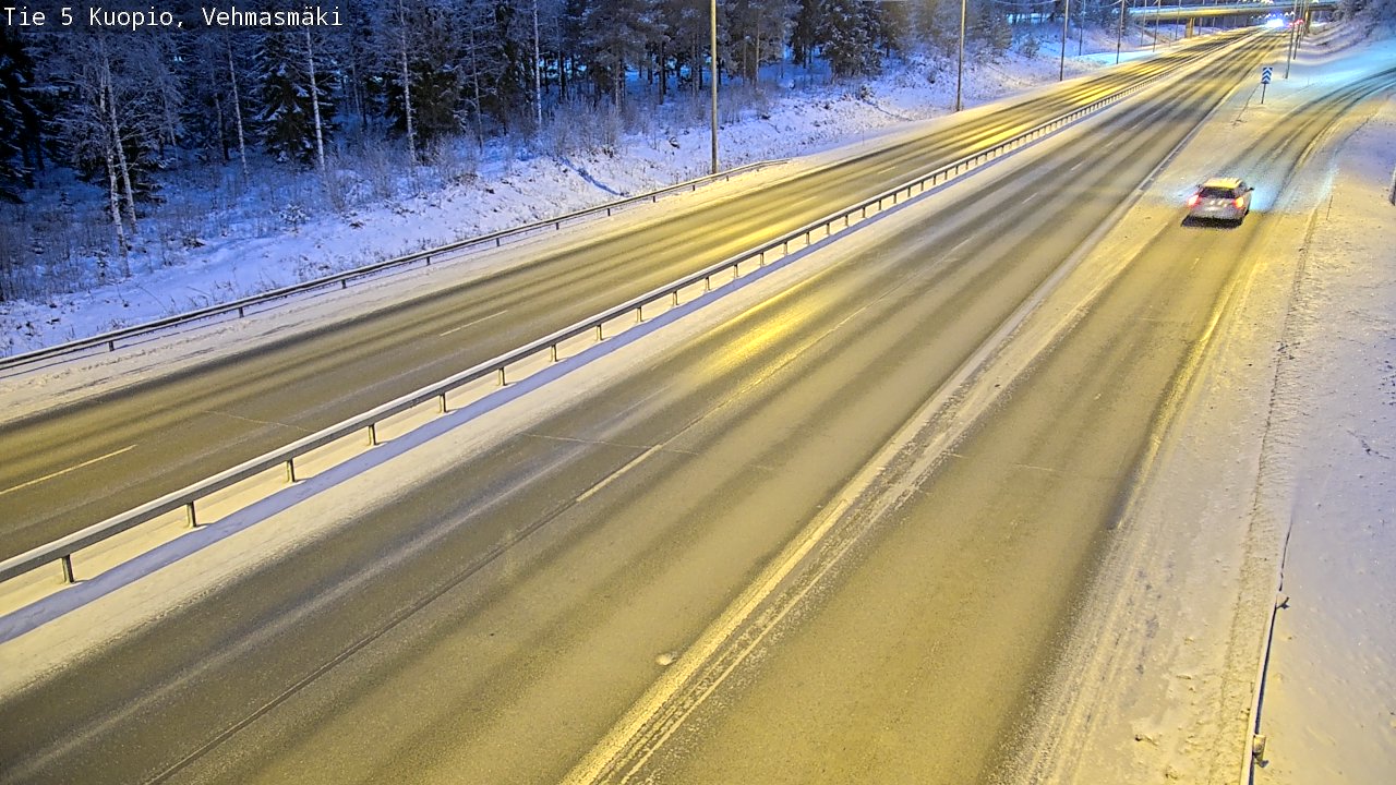 Kelikamerat Kuva Tie 5 Kuopio, Vehmasmäki, Kuopio, Pohjois-Savo