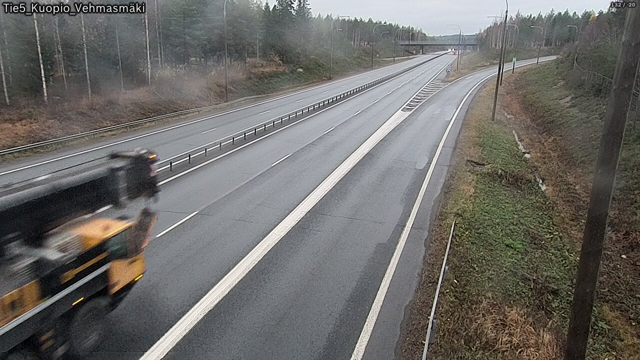 Weather Camera Image Väg 5 Kuopio, Vehmasmäki, Kuopio, Pohjois-Savo