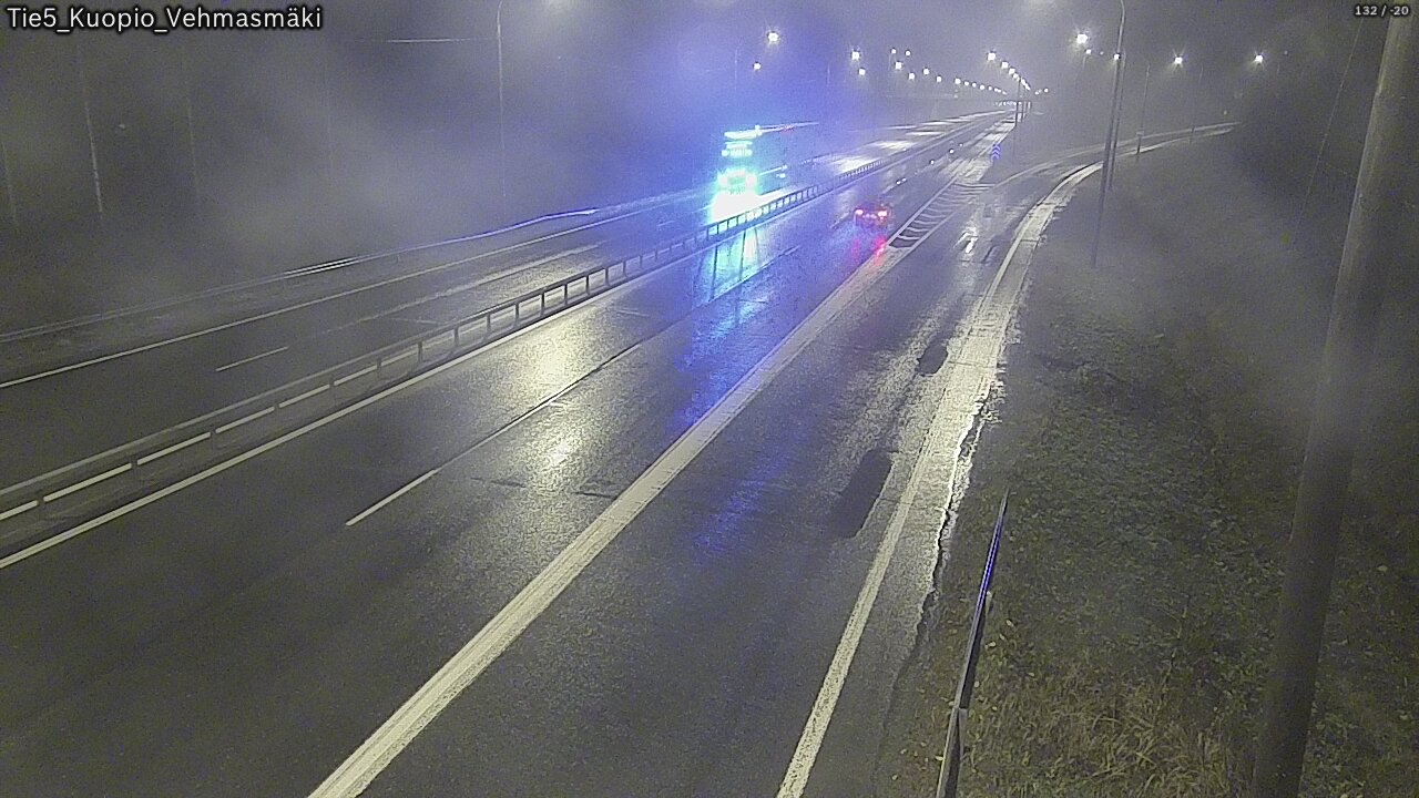 Weather Camera Image Road 5 Kuopio, Vehmasmäki, Kuopio, Pohjois-Savo