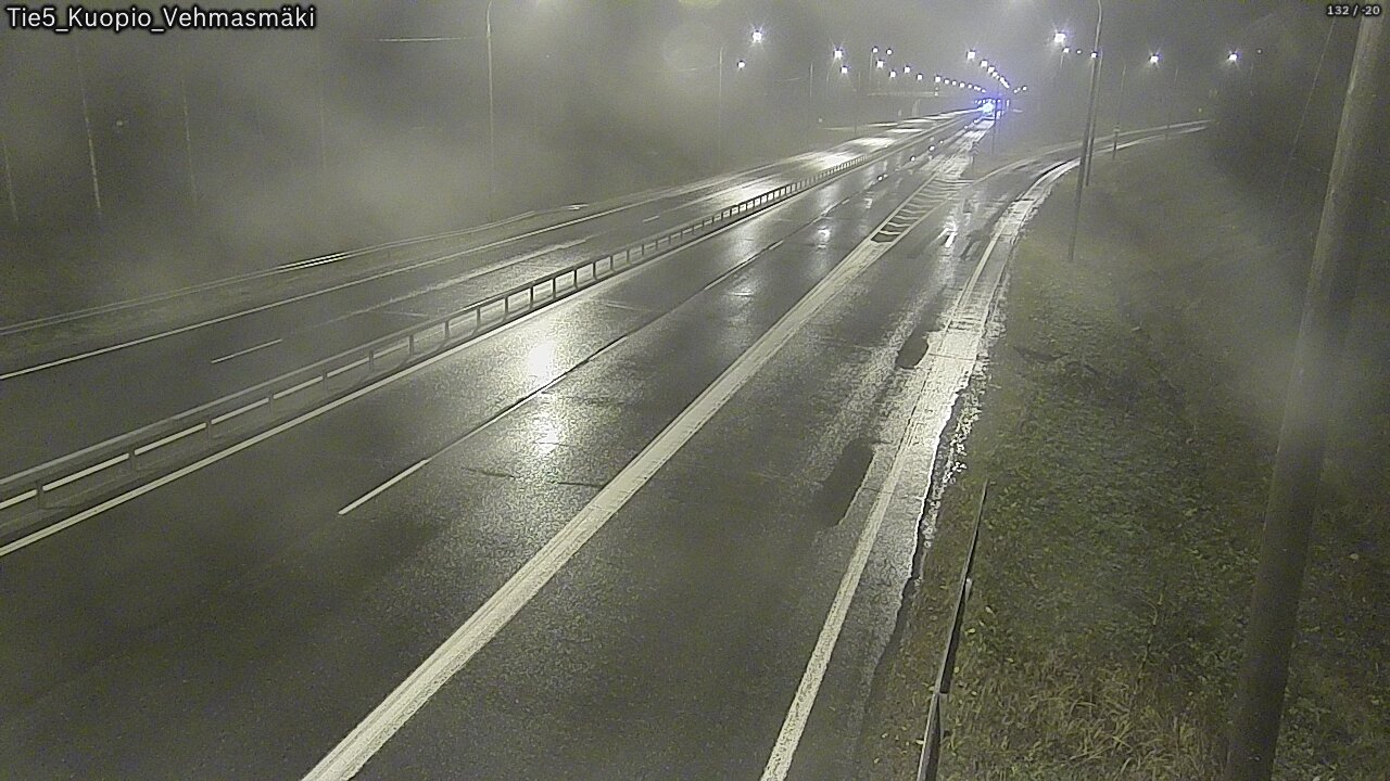 Weather Camera Image Road 5 Kuopio, Vehmasmäki, Kuopio, Pohjois-Savo
