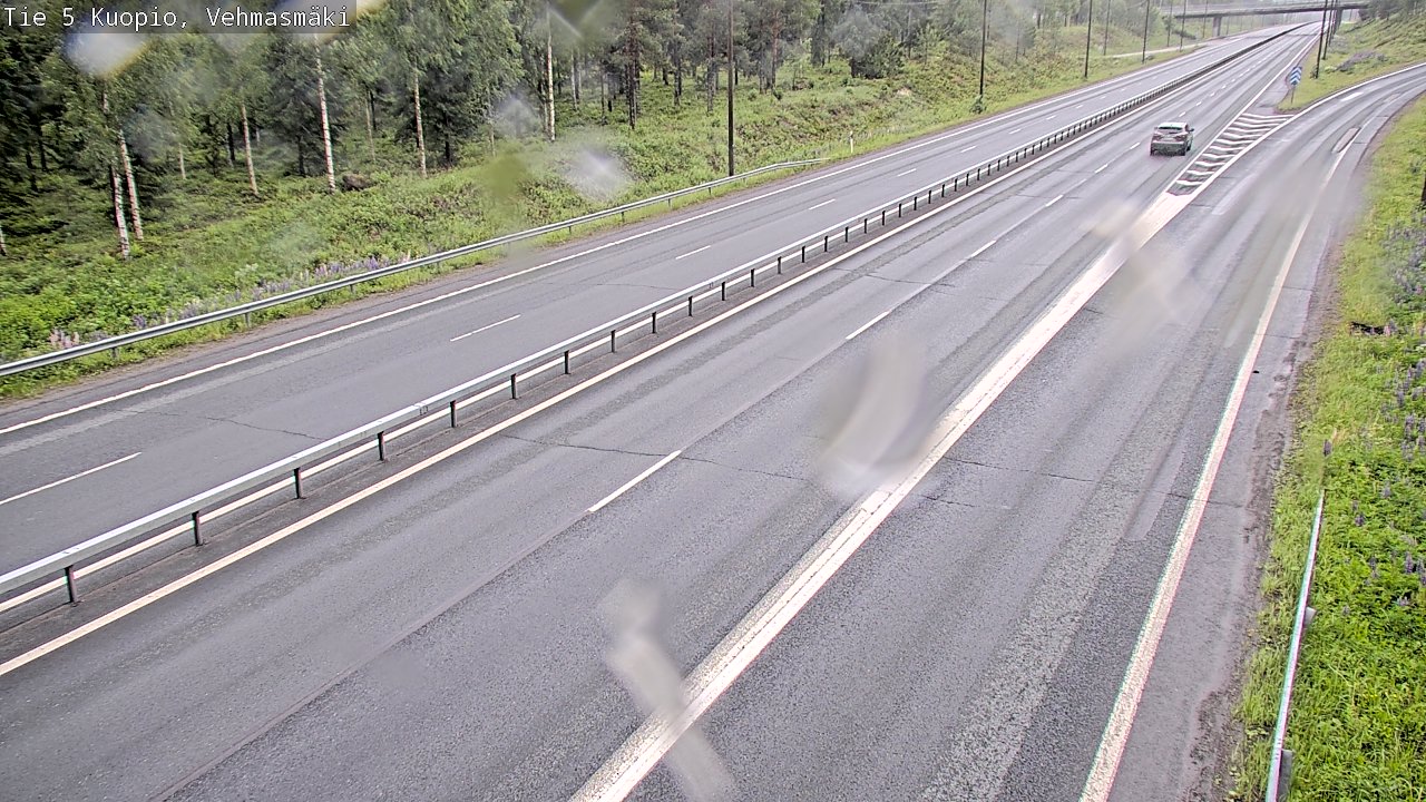 Weather Camera Image Väg 5 Kuopio, Vehmasmäki, Kuopio, Pohjois-Savo