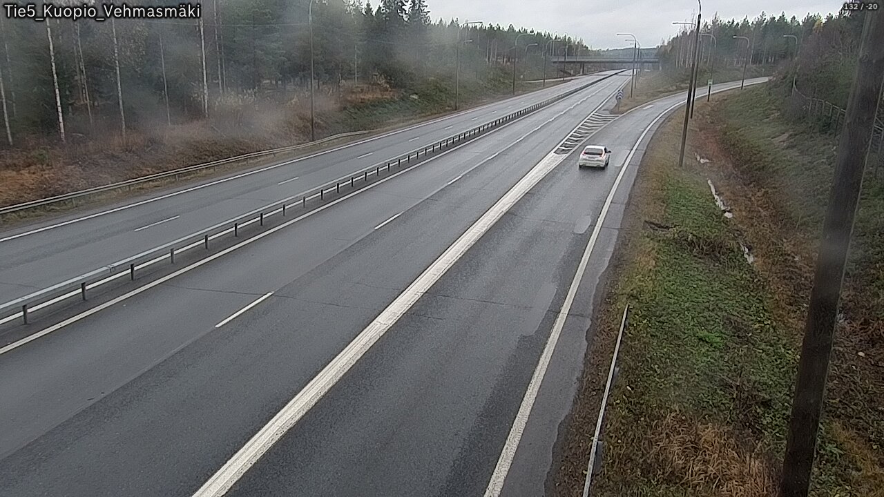 Weather Camera Image Väg 5 Kuopio, Vehmasmäki, Kuopio, Pohjois-Savo