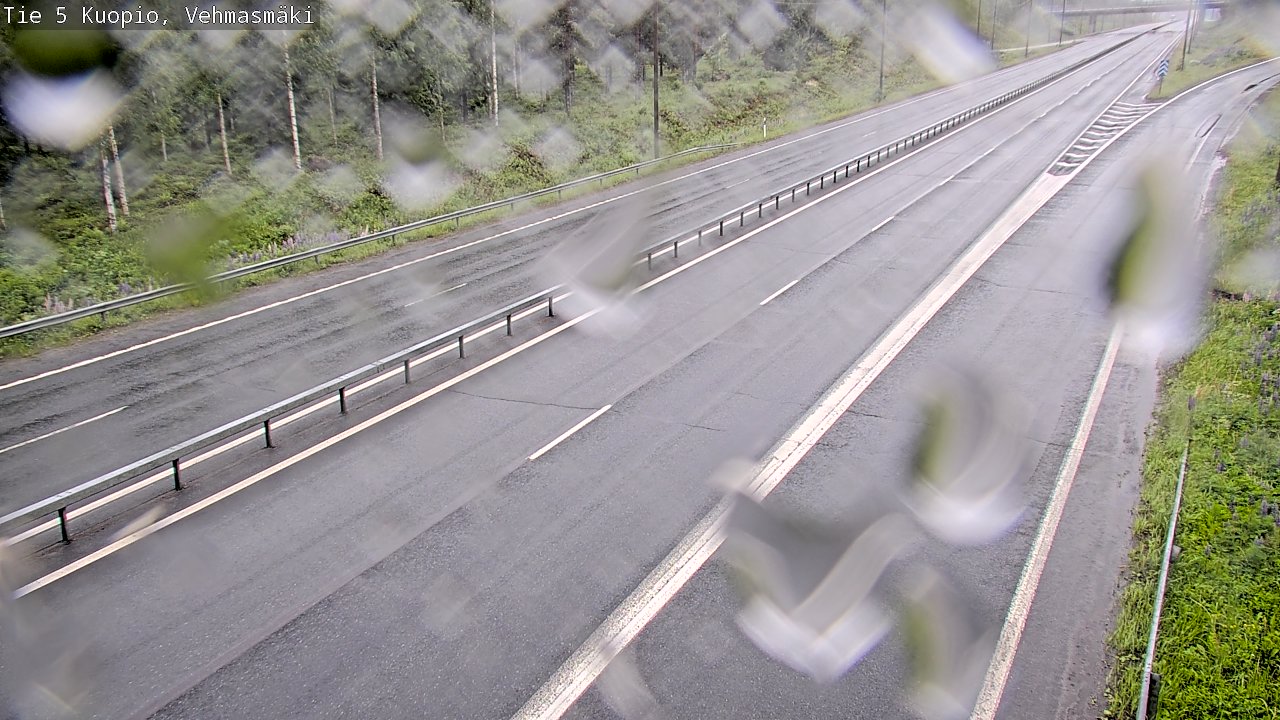 Weather Camera Image Väg 5 Kuopio, Vehmasmäki, Kuopio, Pohjois-Savo