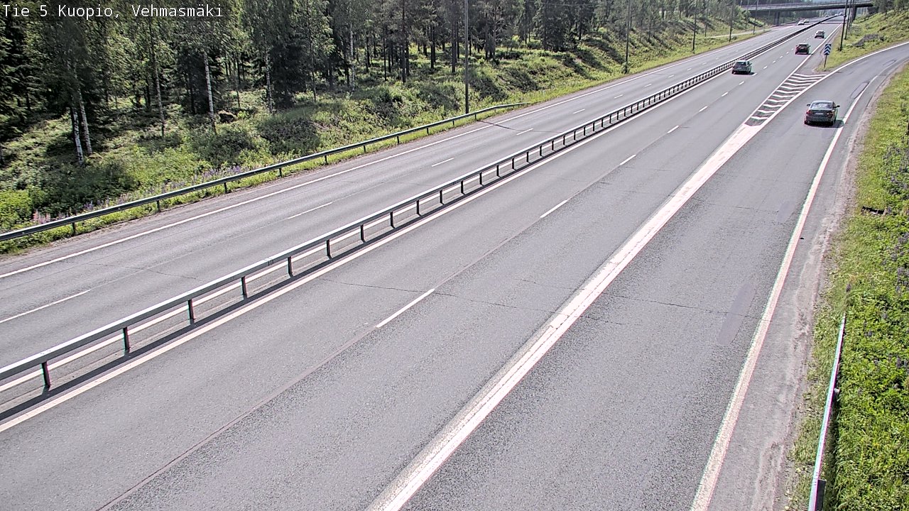 Kelikamerat Kuva Tie 5 Kuopio, Vehmasmäki, Kuopio, Pohjois-Savo