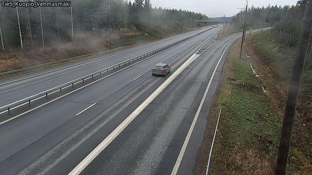 Weather Camera Image Väg 5 Kuopio, Vehmasmäki, Kuopio, Pohjois-Savo