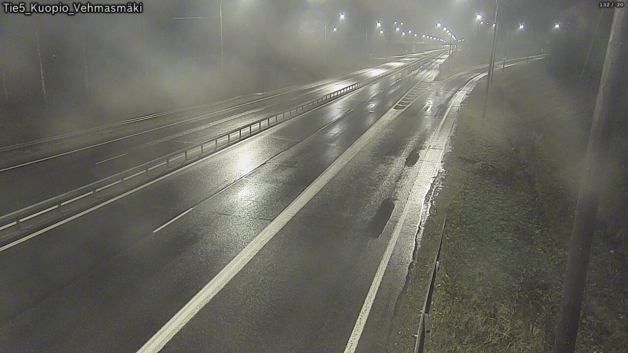 Weather Camera Image Road 5 Kuopio, Vehmasmäki, Kuopio, Pohjois-Savo