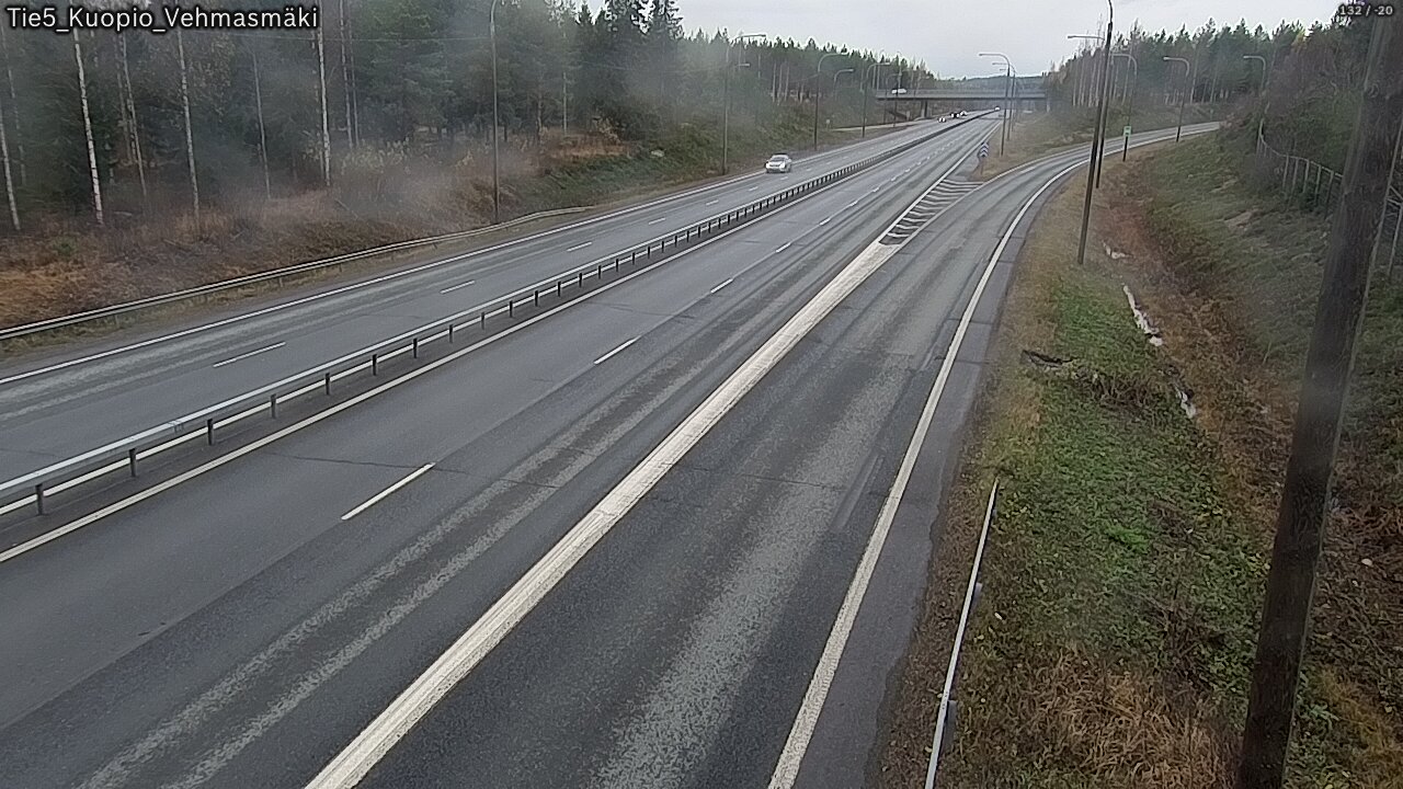 Weather Camera Image Väg 5 Kuopio, Vehmasmäki, Kuopio, Pohjois-Savo