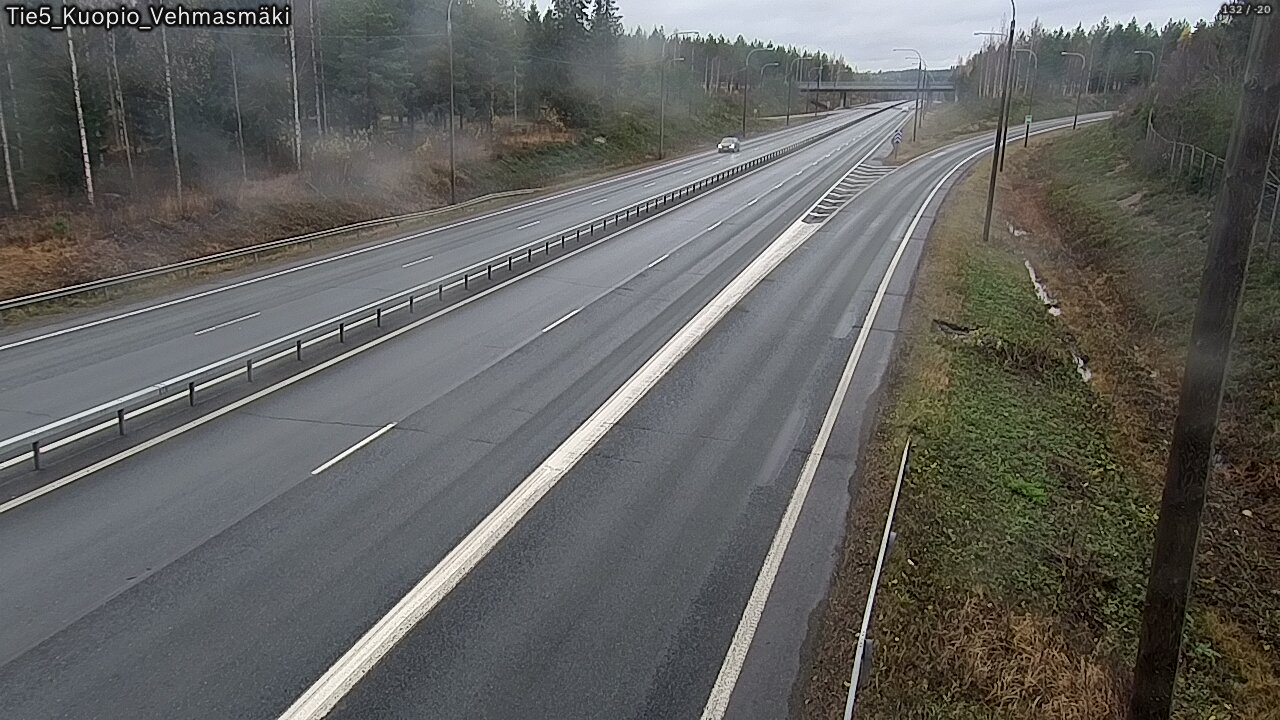Weather Camera Image Väg 5 Kuopio, Vehmasmäki, Kuopio, Pohjois-Savo