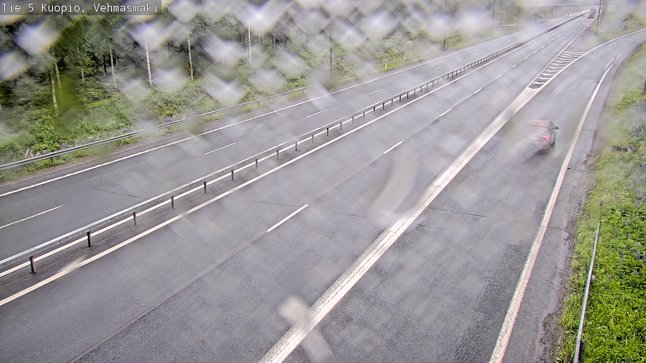 Weather Camera Image Väg 5 Kuopio, Vehmasmäki, Kuopio, Pohjois-Savo