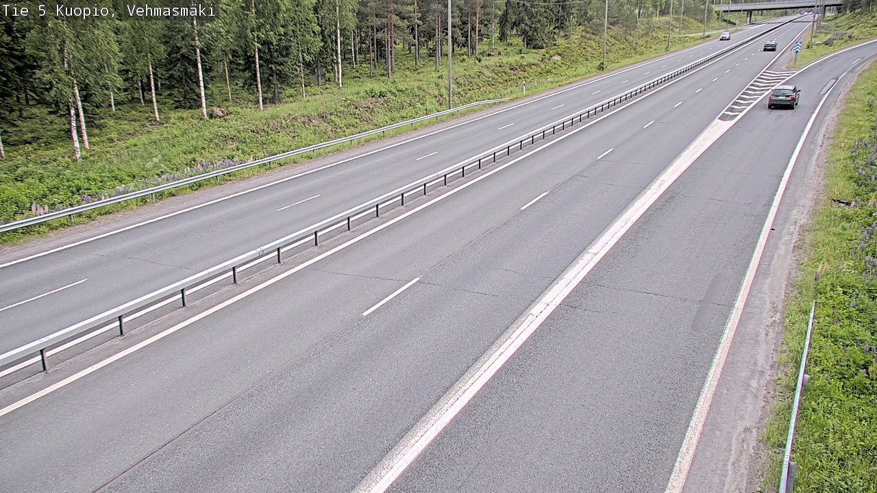 Kelikamerat Kuva Tie 5 Kuopio, Vehmasmäki, Kuopio, Pohjois-Savo