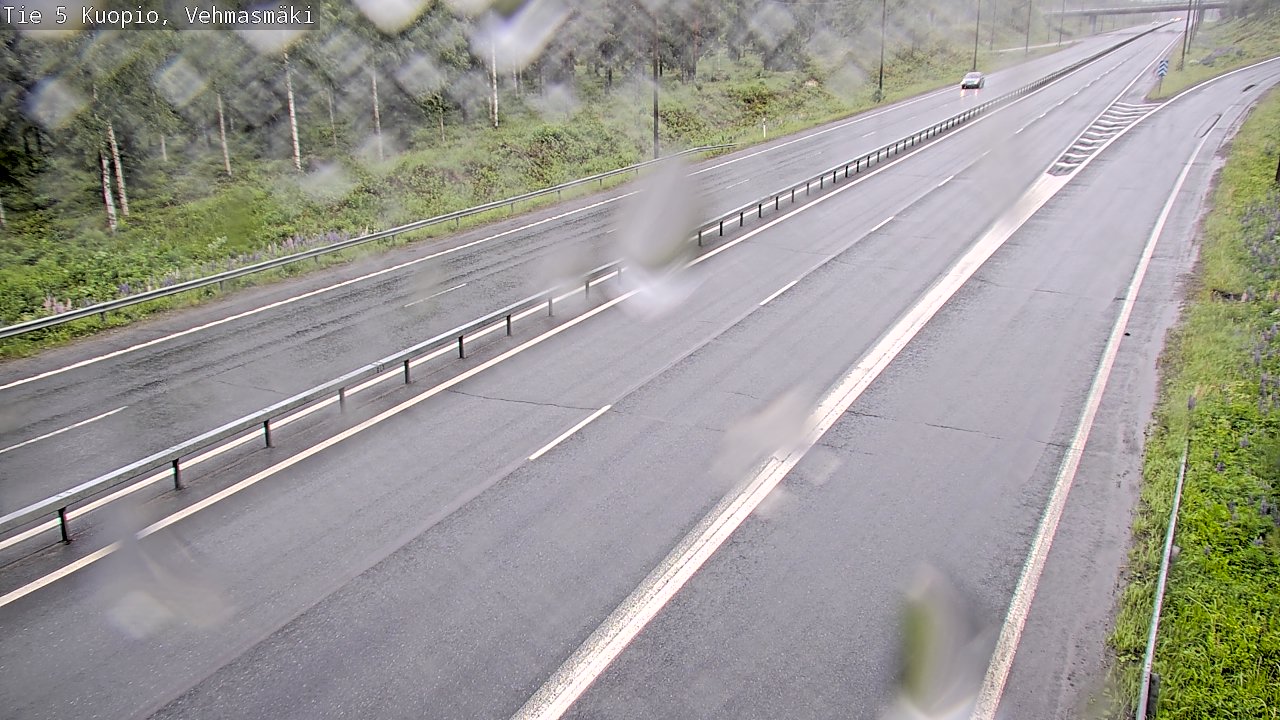 Weather Camera Image Väg 5 Kuopio, Vehmasmäki, Kuopio, Pohjois-Savo