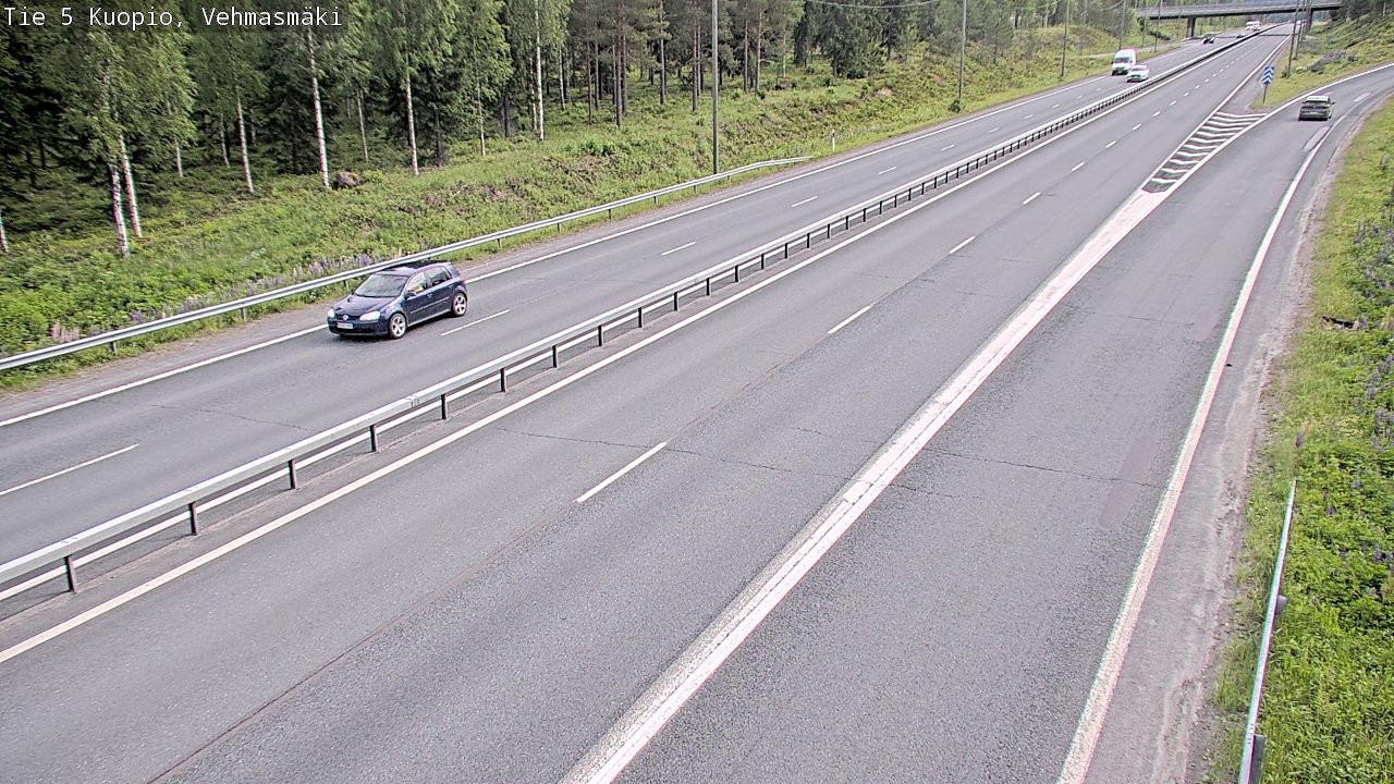 Kelikamerat Kuva Tie 5 Kuopio, Vehmasmäki, Kuopio, Pohjois-Savo
