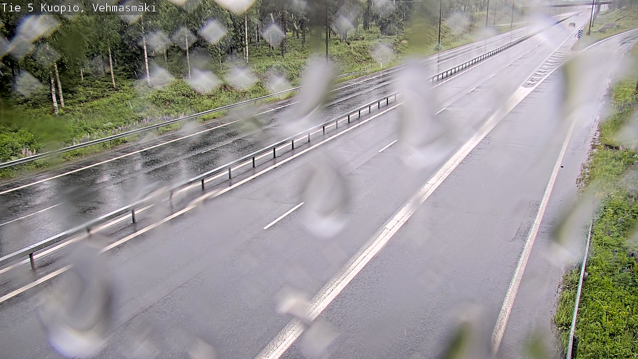 Weather Camera Image Väg 5 Kuopio, Vehmasmäki, Kuopio, Pohjois-Savo