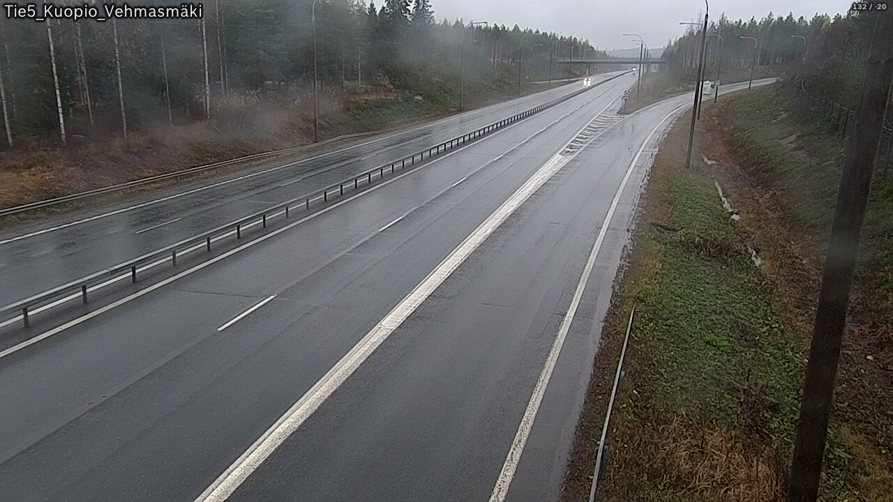 Weather Camera Image Väg 5 Kuopio, Vehmasmäki, Kuopio, Pohjois-Savo