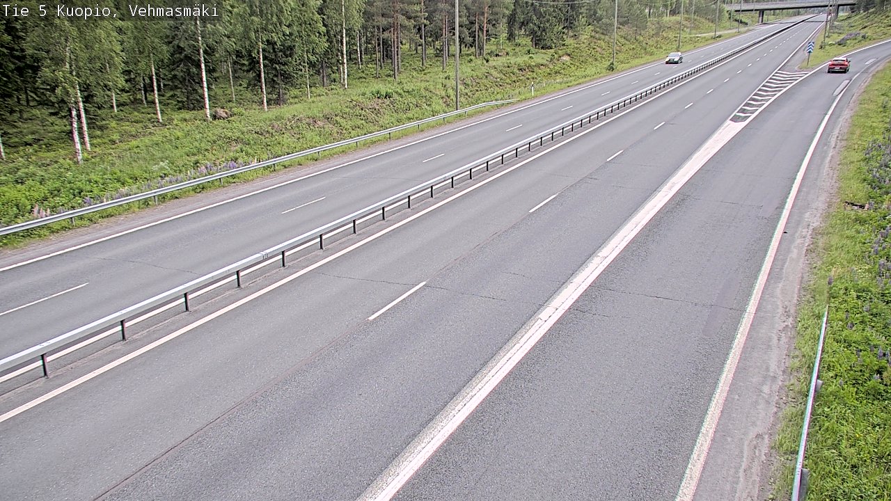 Kelikamerat Kuva Tie 5 Kuopio, Vehmasmäki, Kuopio, Pohjois-Savo