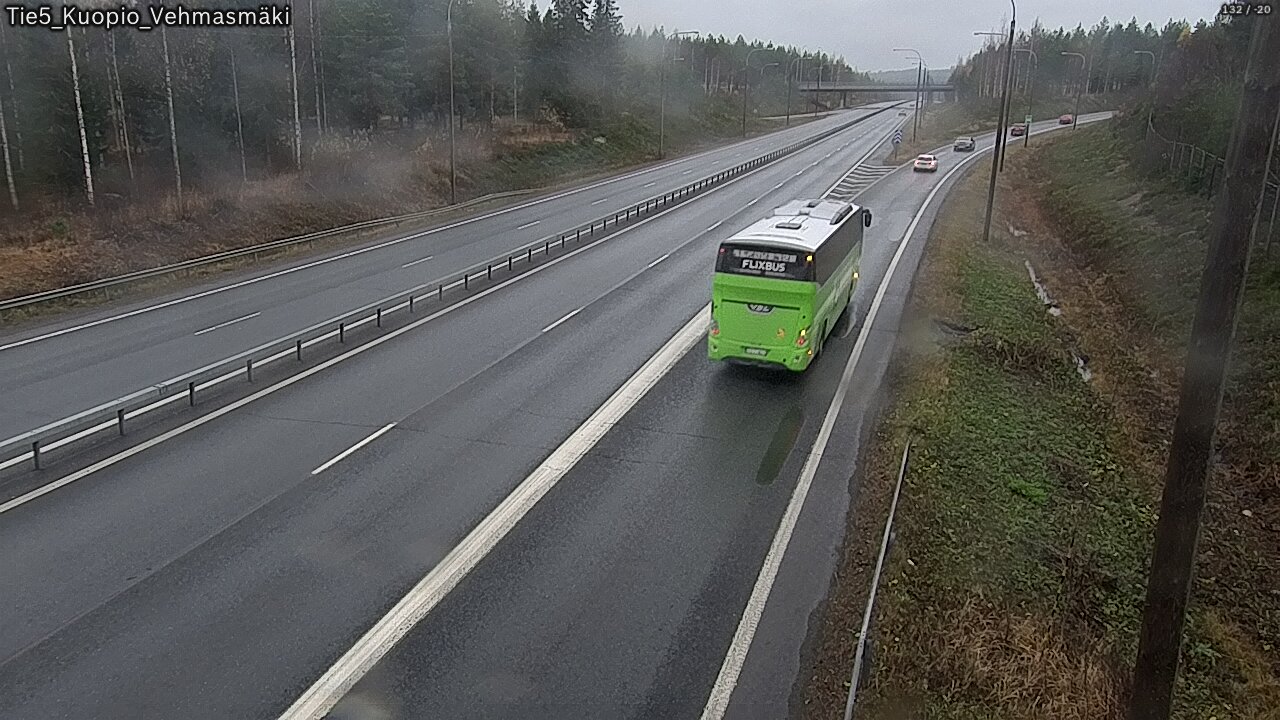 Weather Camera Image Väg 5 Kuopio, Vehmasmäki, Kuopio, Pohjois-Savo