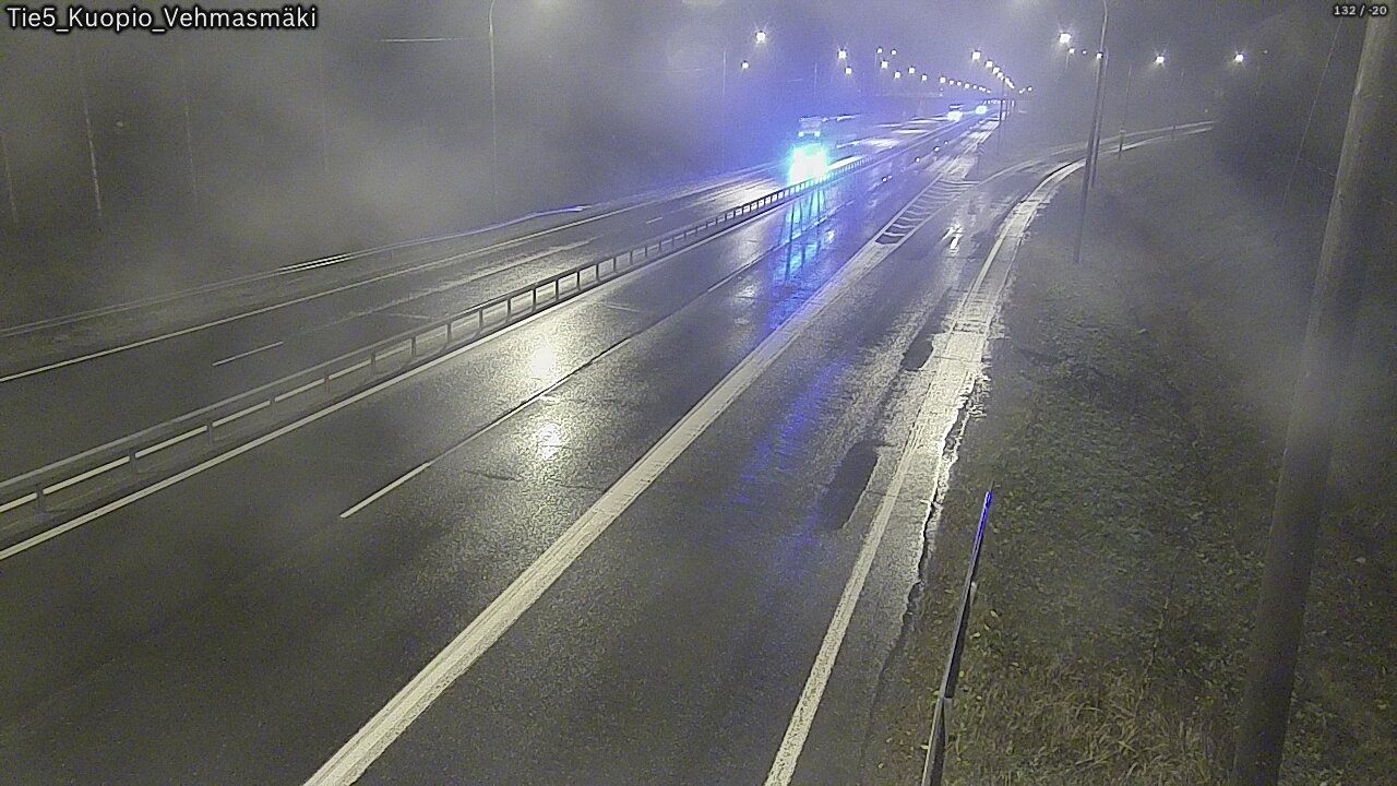 Weather Camera Image Road 5 Kuopio, Vehmasmäki, Kuopio, Pohjois-Savo