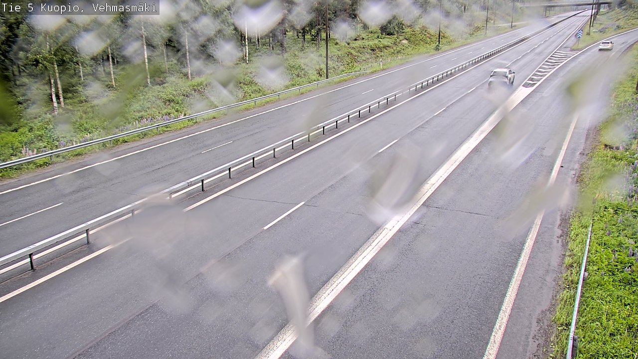 Weather Camera Image Väg 5 Kuopio, Vehmasmäki, Kuopio, Pohjois-Savo
