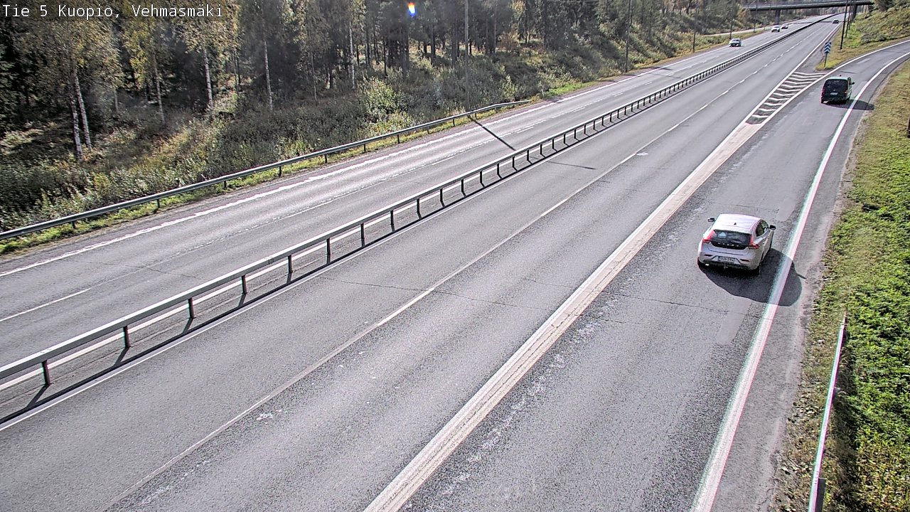 Weather Camera Image Road 5 Kuopio, Vehmasmäki, Kuopio, Pohjois-Savo