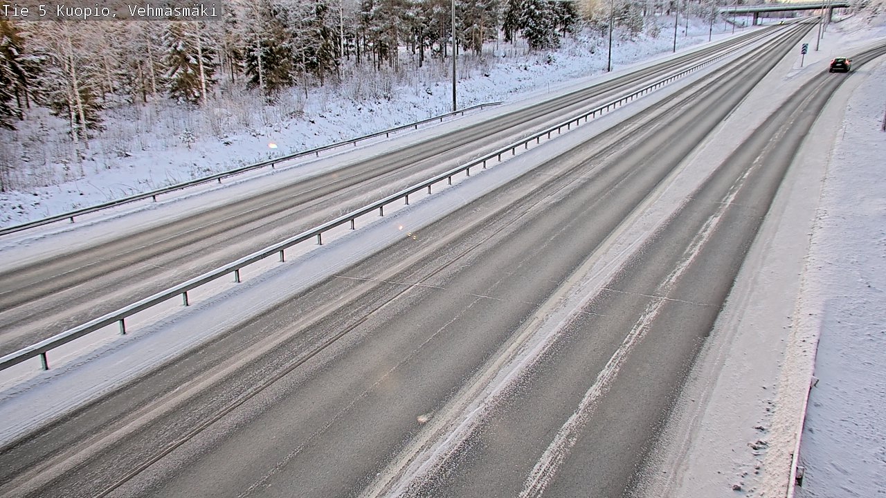 Weather Camera Image Väg 5 Kuopio, Vehmasmäki, Kuopio, Pohjois-Savo