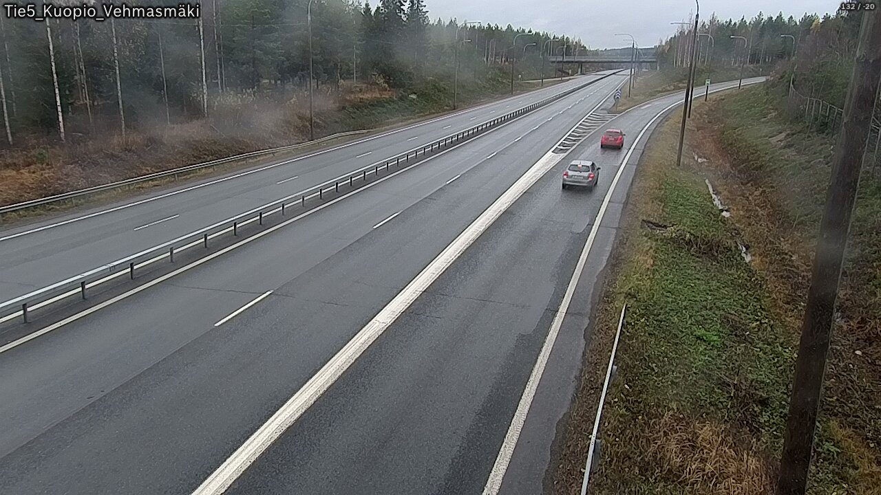 Weather Camera Image Väg 5 Kuopio, Vehmasmäki, Kuopio, Pohjois-Savo